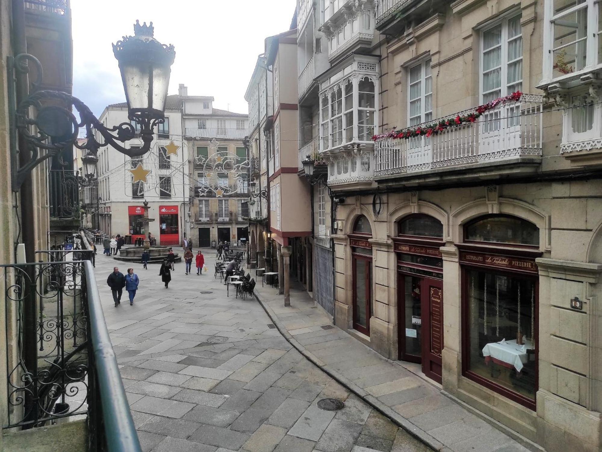 1A. Disfruta De Su Balcon Sobre El Casco Viejo. Apartment Ourense Exterior foto